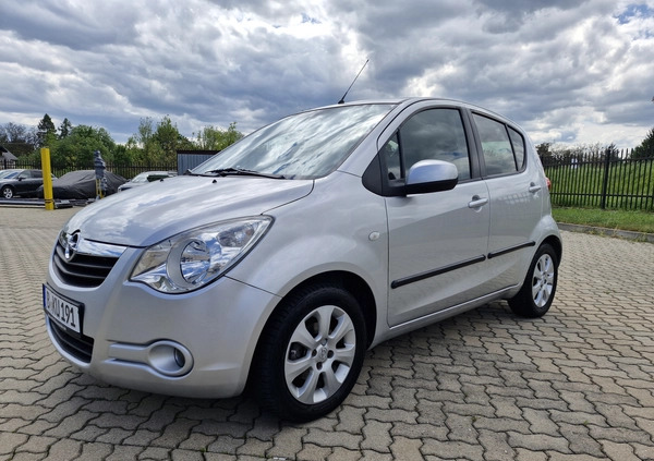 Opel Agila cena 17600 przebieg: 55500, rok produkcji 2010 z Świdnica małe 407